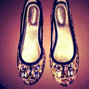 Marc Fisher Fancy Flats Jewels and Animal Print